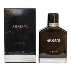 armani eau de nuit pour homme eau de toilette 50ml. vintage