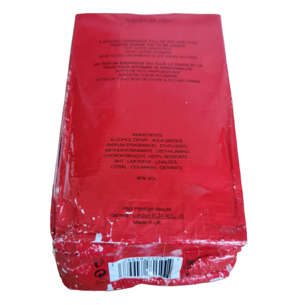 hugo boss red eau de toilette 200ml. unsealed imperfect box. see description.
