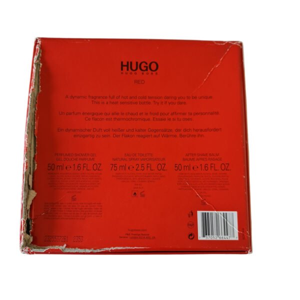 hugo boss red eau de toilette 75ml gift set