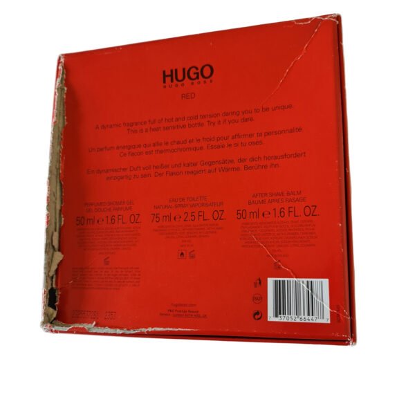 hugo boss red eau de toilette 75ml gift set