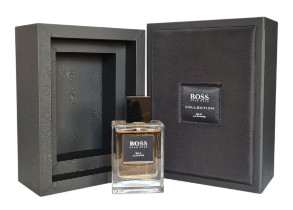hugo boss boss the collection silk & jasmin eau de toilette 50ml.Second photo showing contents.