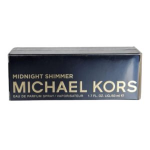 michael kors midnight shimmer eau de parfum 50ml. front photo of blue fragrance box.