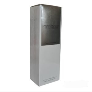 Donna Karan Cashmere Mist Eau De Toilette 100ml. Front angled photo of fragrance box.