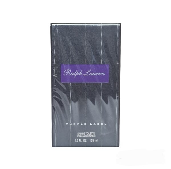 Ralph Lauren Purple Label Eau de Toilette 125ml. Front photo of box.