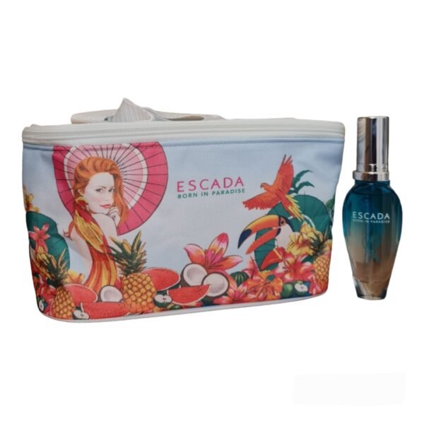 escada born in paradise eau de toilette 30ml spray & 1 cooler pouch