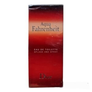 Dior Aqua Fahrenheit Eau de Toilette 125ml, Splash & Spray. Imperfect Sealed Box & Cellophane. See Description.