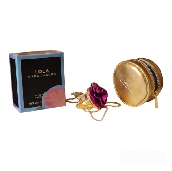 marc jacobs lola solid perfume parfum 75g ring on large chain