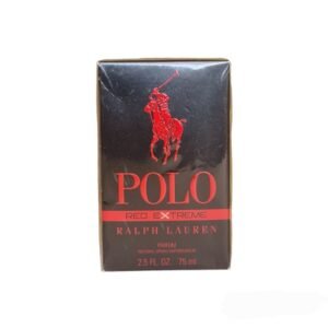 Ralph Lauren Polo Red Extreme Parfum 75ml. Perfume and fragrance. Front Image.