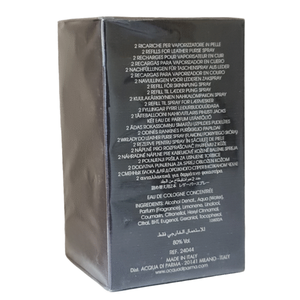 acqua di parma colonia sandalo eau de cologne concentree 2 x 30ml travel spray refills (travel case not included)