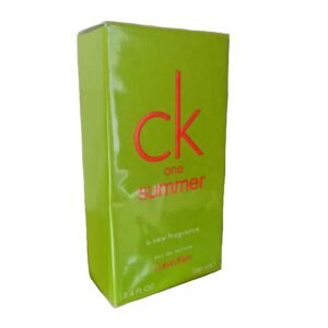 Calvin Klein CK One Summer 2012 Eau de Toilette 100ml. Spray and Splash. Front angled photo.
