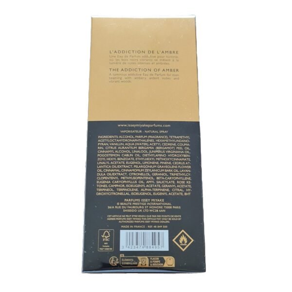 issey miyake l'eau d'issey pour homme noir ambre eau de parfum 100ml
