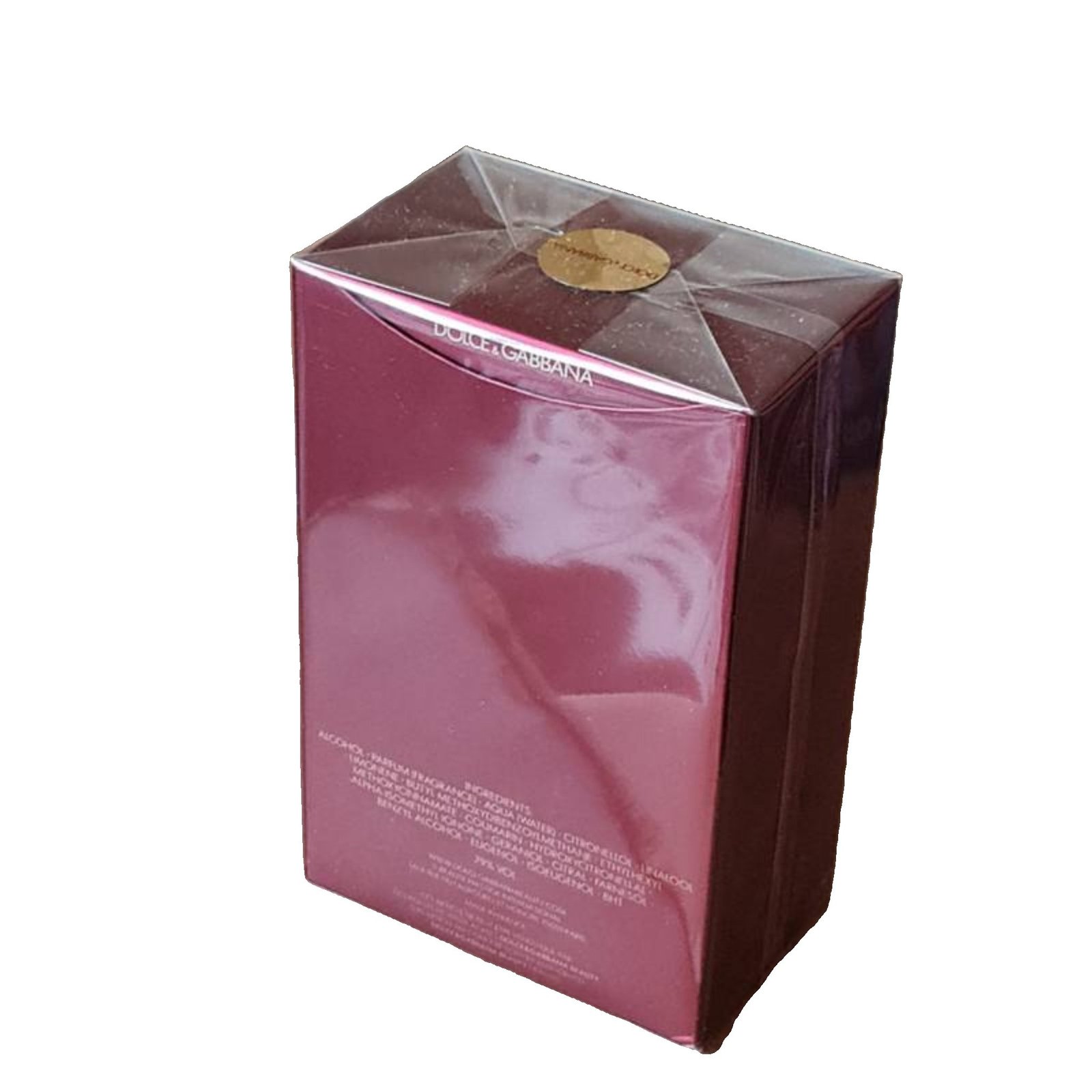 Dolce&Gabbana The One Mysterious Night Eau de Parfum 150ml dolce & gabbana the one mysterious night eau de parfum 150ml. Photo showing the top of the box.