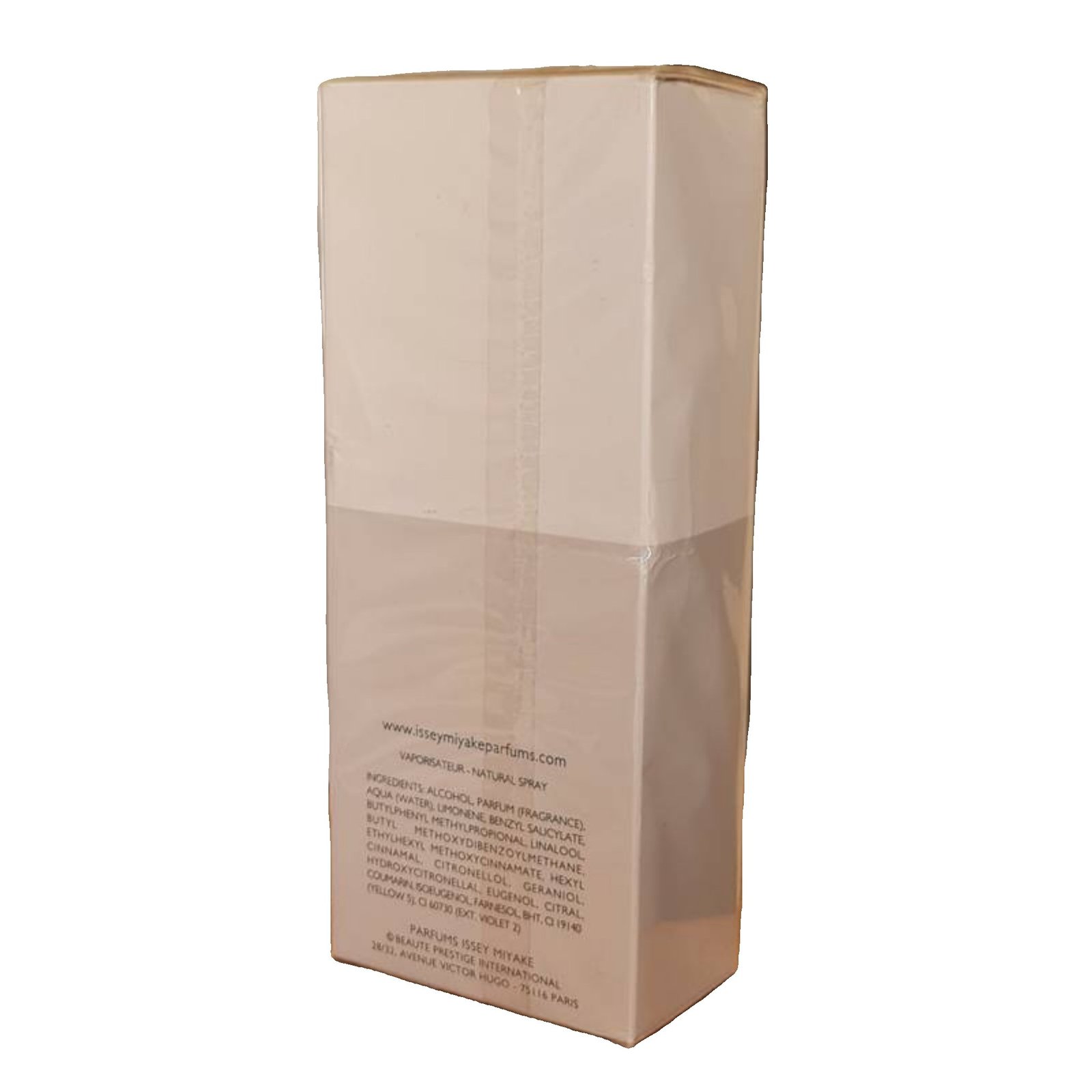 Issey Miyake L'Eau D'Issey Pour Homme Eau de Toilette Fraiche 50ml issey miyake l'eau d'issey pour homme eau de toilette fraiche 50ml. Back of perfume box.