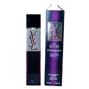 yves saint laurent elle eau de parfum intense 50ml. tester. Box and bottle side by side;.