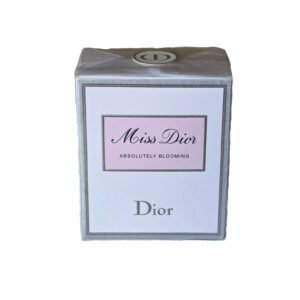 dior miss dior absolutely blooming eau de parfum 30ml. Front photo showing two sides, also the Dior sticker on top.