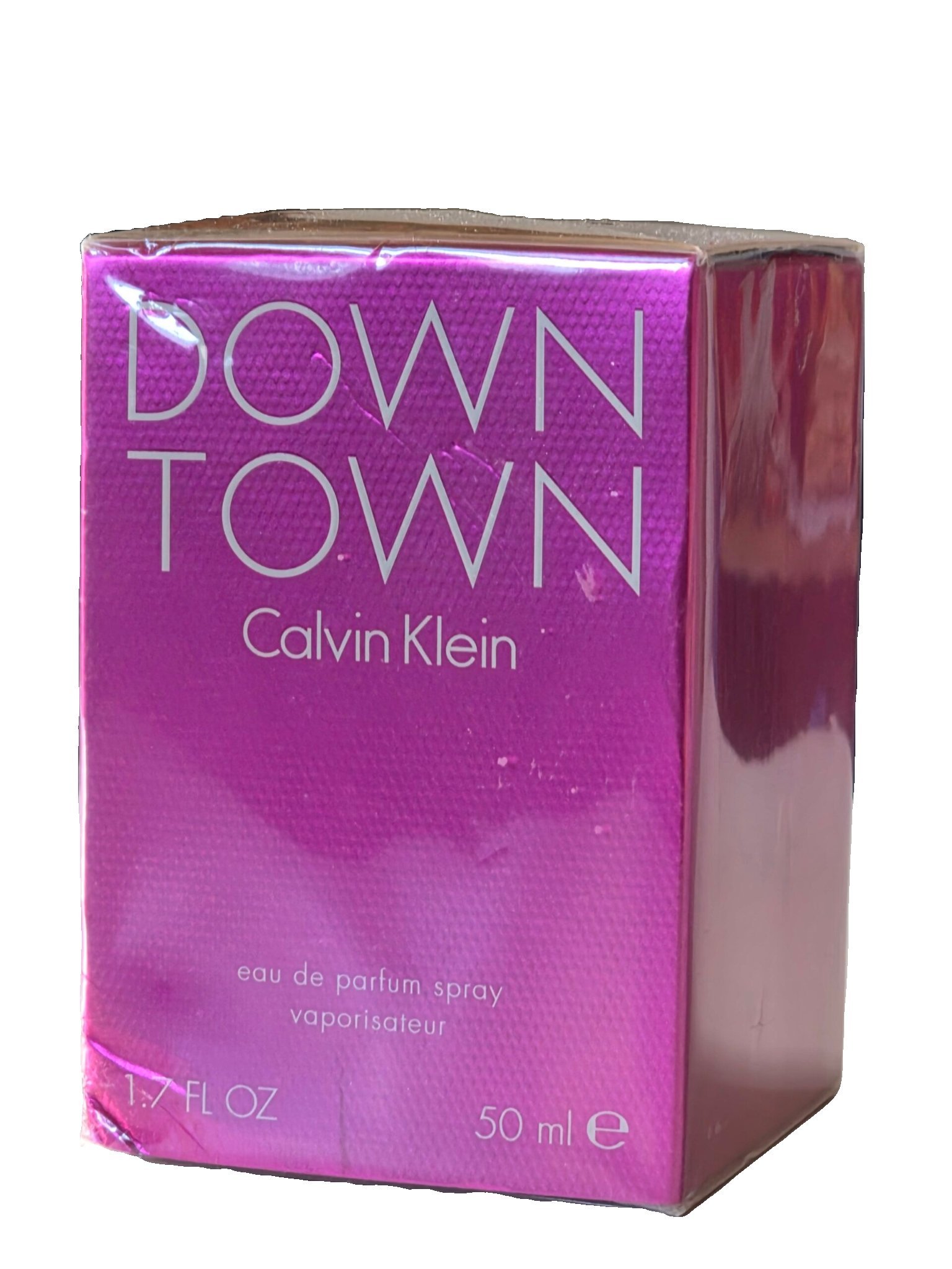 calvin klein down town eau de parfum 50ml. Front angled photo of perfume box. calvin klein down town eau de parfum 50ml. Front angled photo of perfume box.