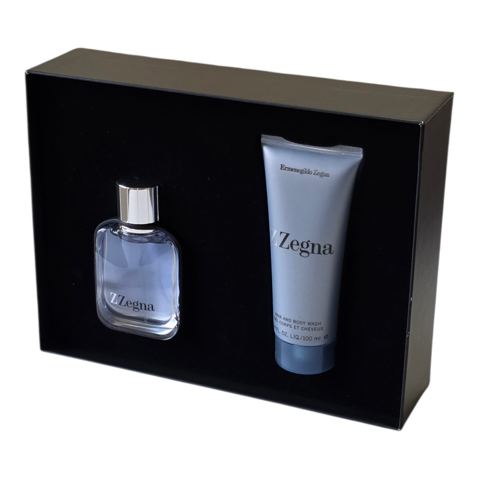 Ermenegildo Zegna Z Zegna 2pc Gift Set ermenegildo zegna z zegna 2pc gift set. Second photo showing internal of gift box.