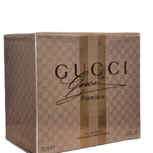 Gucci Premiere Eau de Parfum 75ml. Front angled photo, showing graphics.