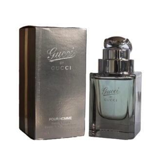 gucci by gucci pour homme eau de toilette 50ml. Box and bottle side by side