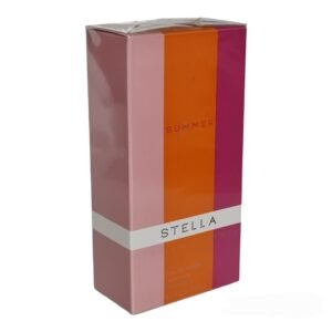 stella mccartney stella summer 2013 eau de toilette 100ml. Front angled photo of perfume box.
