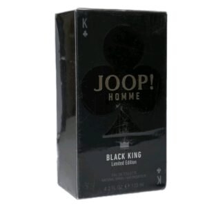 Joop Black King Eau de Toilette 100ml. Front angled photo.