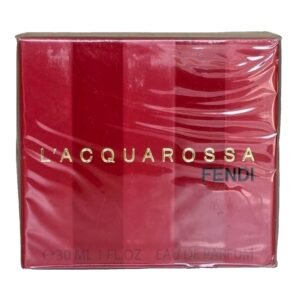 fendi l'acquarossa eau de parfum 30ml. Large photo of red perfume box.