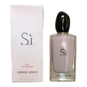 giorgio armani si fiori eau de parfum 100ml. Box and bottle side by side photo.