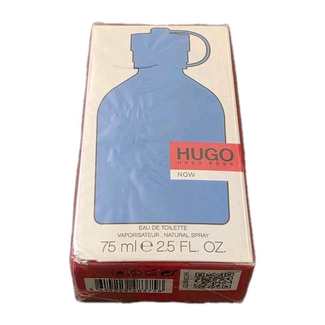 hugo boss now eau de toilette 75ml hugo boss now eau de toilette 75ml. Fragrance box lying flat.