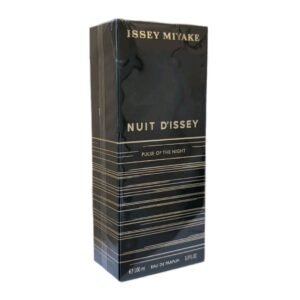 issey miyake pulse of the night eau de parfum 100ml. Front angled photo of fragrance box.