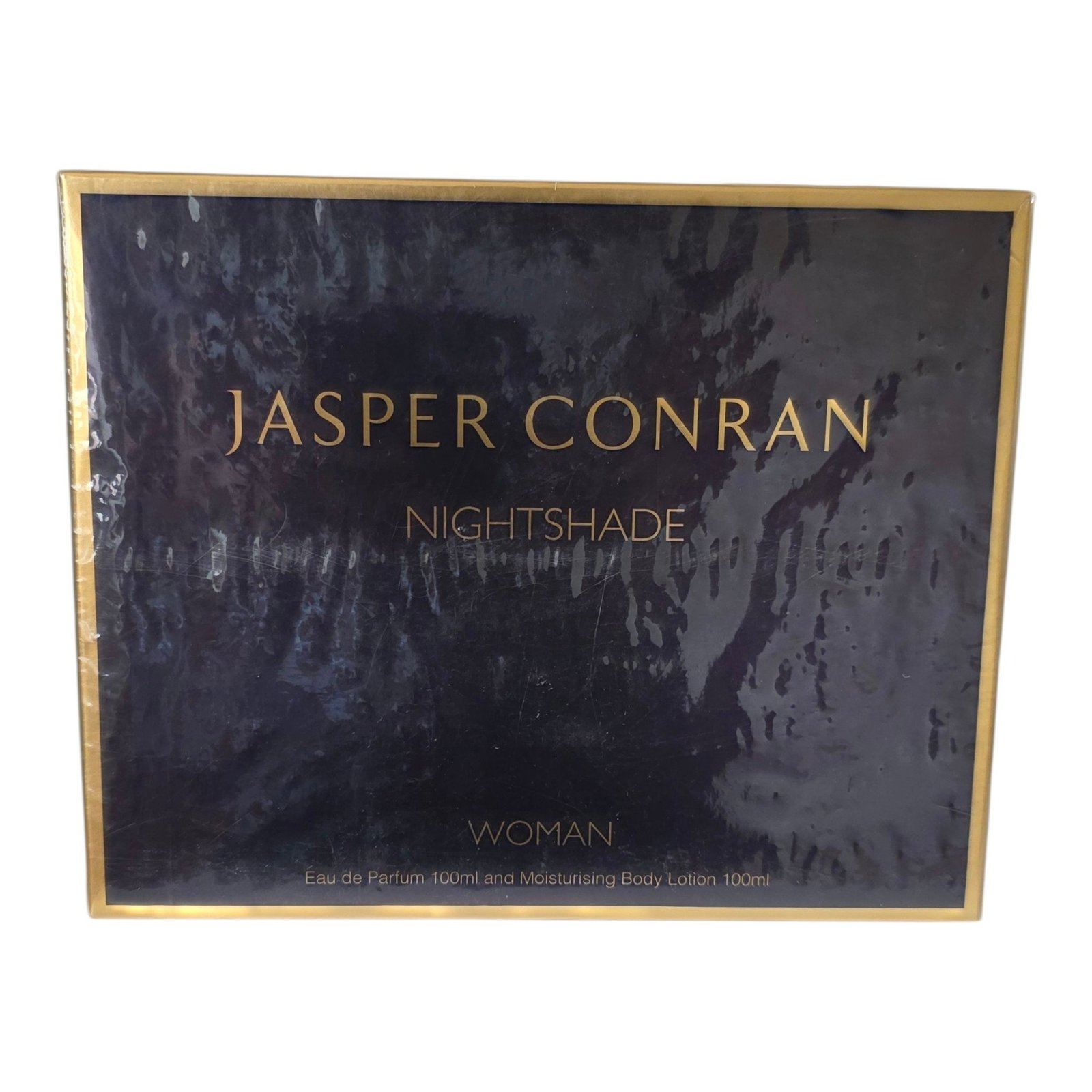 Jasper Conran Nightshade Eau de Parfum 100ml Gift Set Jasper Conran Nightshade Eau de Parfum 100ml Gift Set. Front of box photo.