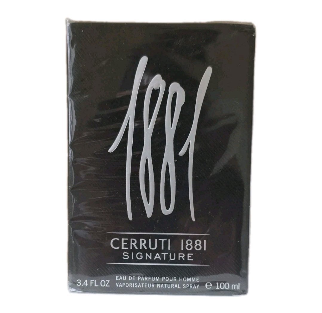 Cerruti 1881 Signature Eau de Parfum 100ml cerruti 1881 signature eau de parfum 100ml. Front of box photo.
