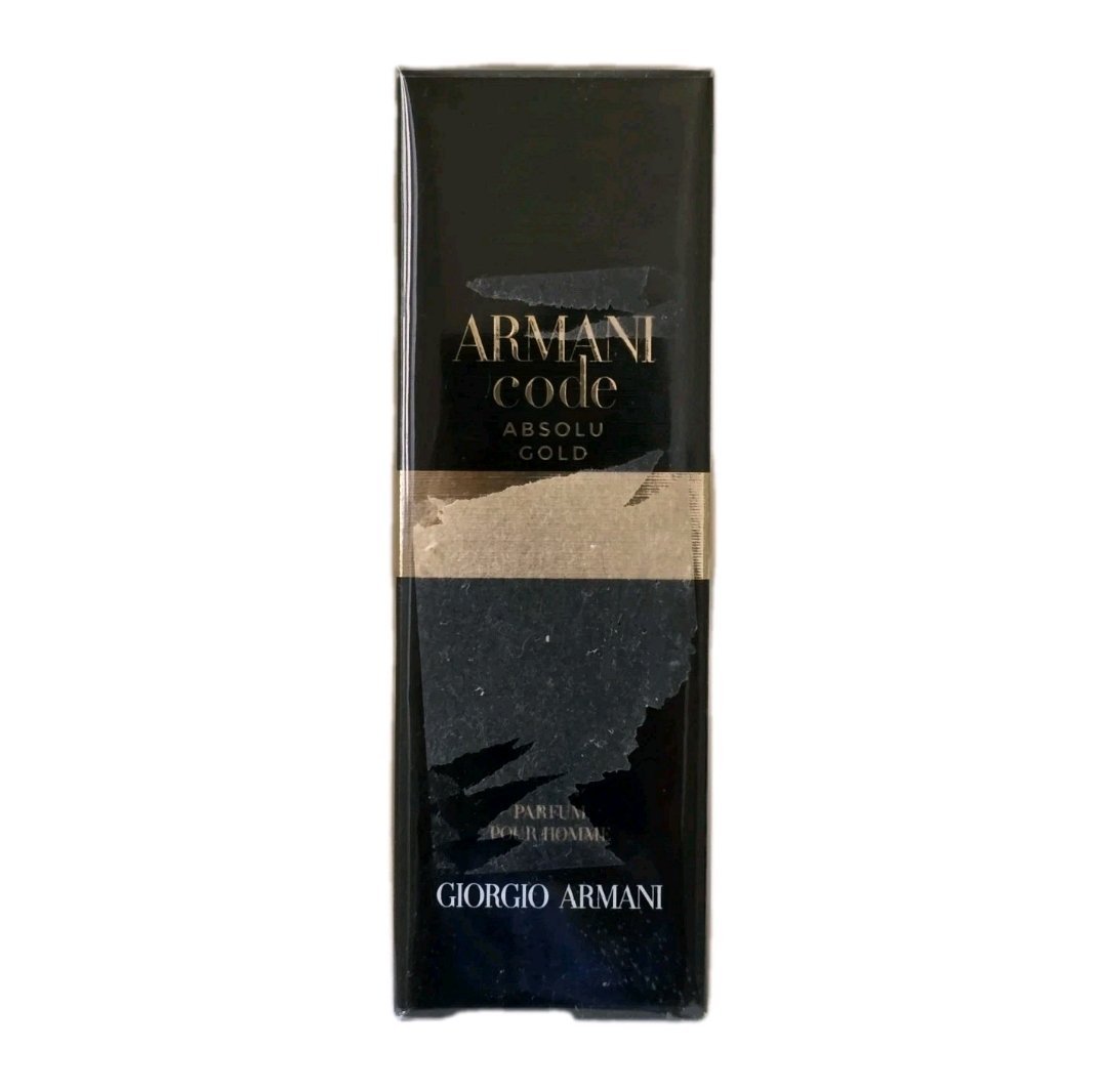 Giorgio Armani Abslou Gold Parfum 60ml giorgio armani abslou gold parfum 60ml. Photo showing front and sticker residue..