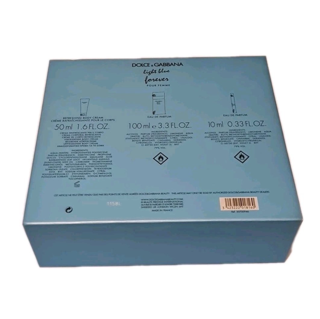 Dolce & Gabbana Light Blue Forever Eau de Parfum 100ml Gift Set Dolce & Gabbana Light Blue Forever Eau de Parfum 100ml Gift Set