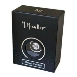 M. Micallef Royal Vintage Eau de Parfum 30ml. Photo of black box.